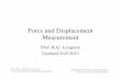 Force and Displacement Measurement - Department of …longoria/me344/lab2/L2_Force_Displacement.pdf · Force and Displacement Measurement Prof. R.G. Longoria Updated Fall 2011. ME