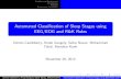 Automated Classi cation of Sleep Stages using EEG/EOG …csc.lsu.edu/~jianhua/csc7442_G4_slides.pdf · Automated Classi cation of Sleep Stages using ... Manohar KarkiAutomated Classi