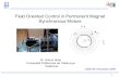 Field Oriented Control in Permanent Magnet Synchronous · PDF fileField Oriented Control in Permanent Magnet Synchronous Motors ... • Sensorless Field Oriented Control. 3 UPC ...