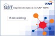 Implementation in SAP-SRM - Telekom Malaysia · PDF fileImplementation in SAP-SRM . Goods & Service Tax (GST) Overview 1. GST is a tax on domestic consumption of goods & services which