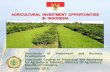 AGRICULTURAL INVESTMENT OPPORTUNITIES IN … General of Processing and Marketing for ... such as - Edible Oil, Vegetable Oil, Fat, Dried Copra, Fiber, Charcoal ... FLOWCHART OF APPROVAL/PERMIT