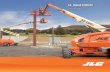 Aerial Work Platforms - JLG Industries · PDF fileAerial Work Platforms. JLG ... exceptional terrainability and gradeability. JLG boom and RT scissor lifts have the capacity to accommodate