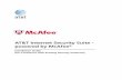 AT&T Internet Security Suite - powered by McAfee · PDF fileIntroduction 3 Introduction Thank you for choosing AT&T Internet Security Suite- powered by McAfee. This document will guide