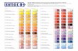 LEAD FREE Velvets Temperature/Color Variation · PDF fileLEAD FREE Velvets Temperature/Color Variation Chart. AMACO® Velvet and Designer Velvet underglazes are versatile and can be
