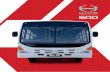 THE HINO 500 - Hino Trucks · PDF fileEach Hino 500 series commuter bus is locally ... The Hino 500 chassis front overhang is extended to allow passengers ... Hino 500 1017 FC Hino
