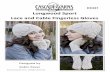 Longwood Sport Lace and Cable Fingerless · PDF fileLongwood Sport Lace and Cable Fingerless Gloves DK337 ... Longwood Sport Lace and Cable Fingerless Gloves ... Size 6 circular or