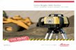 Leica Rugby 600 Series - · PDF filewith Leica's Rod Eye 140 Classic and the ... (5") detection window you can easily detect the beam ... Leica DISTO™ Brochure Leica Rugby 810, 820,