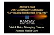 Merrill Lynch 2001 Healthcare  · PDF fileMerrill Lynch 2001 Healthcare Conference “Leveraging Intellectual Property” Patrick Grier, Managing Director Ramsay Health Care