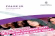 False ID guidance - February 2011 - The Moray Council ... · PDF fileUsing Fake ID? IF YOU’RE CAUGHT OUT YOU’RE KEPT OUT If you’re caught using fake, or someone else’s ID you