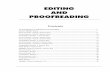 EDITING AND PROOFREADING - Glencoe/McGraw-Hill py ri ght ©T he McGraw-Hill Companies, Inc. Introduction to Editing and Proofreading • Grade 7 3 An Introduction to Editing and Proofreading