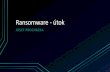 Ransomware - útok - Jiří Znoj - znoj.cz · PDF file · 2017-05-13Malvertisement •Malware advertisement •Exploit kit. Ransomware - propagace Spam emaily •Botnety •Obchod