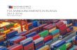 FDI ANNOUNCEMENTS IN RUSSIA 2013-2016investinrussia.com/data/files/fdi/FDI announcements report 2013... · 6 FDI ANNOUNCEMENTS OVERVIEW 2013-2016 Since 2013, the number of FDI announcements