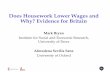 Does Housework Lower Wages and Why? Evidence …/file/mark_slides.pdfDoes Housework Lower Wages and Why? Evidence for Britain ... • Negative effect for married women • Only weak