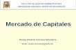 Mercado de Capitales - mdo-cap-2013-ii.weebly.commdo-cap-2013-ii.weebly.com/uploads/2/2/7/8/22781228/clase_4.pdf · de la Bolsa de Valores de Lima (ISBVL), indicador que mide las