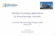 Machine learning applications in biotechnology researchfiehnlab.ucdavis.edu/downloads/staff/kind/machine-learning-2012... · Machine learning applications in biotechnology research