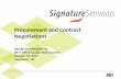 Procurement and Contract Negotiations - apics …apics-vancouver.org/images/downloads/Summit_2017/... · Procurement and Contract Negotiations Special presentation for: 2017 APICS