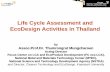 Life Cycle Assessment and EcoDesign Activities in Thailand · PDF fileISO/IEC Guide 64 environmental aspects of product standards Other standards writers Source: Thailand Environment