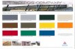Standard Color Palette - Wire Mesh Products and - The … Company2010.pdfAdditional Fees Apply for Safety Yellow, Safety Orange, and Safety Red. Please Note: BLACK color is available