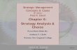 Strategy Analysis & Strategic Management - … Strategic Management Model Vision & Mission Statements Chapter 2 External Audit Chapter 3 Internal Audit Chapter 4 Strategies In Action