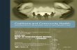 Coalitions and Community Health - Home / SAMHSA-HRSA · PDF fileCoalitions and Community Health: ... opportunity to address substance abuse more broadly and connect with new partners