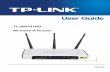 TL-WR941ND Wireless N Router - static.tp-link.com equipment has been tested and found to comply with the limits for a Class B digital device, pursuant to part 15 of the FCC Rules.