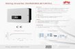 String Inverter (SUN2000-8/12KTL) - Huawei/media/CORPORATE/PDF/FusionSolar/HUAWEI... · Always Available for Highest Yields String Inverter (SUN2000-8/12KTL) Technical Specifications
