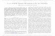 Low PAPR Spatial Modulation for SC FDMA · PDF fileSpatial modulation (SM) has recently gained attention as a low complexity MIMO technique. It conveys information using the index