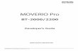 MOVERIO Pro Developer's Guide · PDF fileDisplay control _____ 24 3.1. Display control summary ... User interface Audio commands: ... MOVERIO Pro Developer's Guide