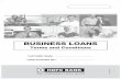 Business Loan Agreement - HDFC Bank - HDFC Bank: · PDF fileINSTRUCTIONS FOR FILLING LOAN TERMS AND CONDITIONS 1) All applications to be filled in English in CAPITAL LETTERS using