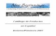 Catálogo de Productos en Español Invierno/Pimavera · PDF fileNutrición en Lenexa, Kansas, especializado en análisis para personas con autismo y desórdenes relacionados y ha tenido