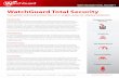 WatchGuard Total Security America Sales: 1.800.734.9905 • International Sales: 1.206.613.0895 • Web:  Total Security. A stateful packet firewall, while essential ...