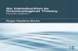An Introduction to Criminological Theory · PDF filecriminology, Loïc Wacquant’s thesis of the penal society, critical race theory and Southern theory. This revised and expanded