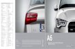 Equipements Audi A6/A6 Avant/A6 hybrid/A6 allroad … détail de l’Audi A6 a fait l’objet de beaucoup d’attention lors du développement : la nouvelle géométrie composée de