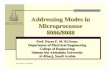 Addressing Modes in Microprocessor 8086/8088. Fayez F. M. El-Sousy Objectives of Addressing Modes in Microprocessor 8086/8088 Upon completion of this chapter, you will be able to: