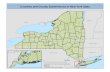 Counties and County Subdivisions in New York State - PAD · PDF fileCounties and County Subdivisions in New York State ... Town City Albany County, NY Towns, ... Bombay Dickinson Chateaugay