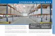 STORAGE SPRINKLERS - Kendall Group · PDF fileTYCO FIRE & BUILDING PRODUCTS FIRE PROTECTION General Products Catalog 17 STORAGE SPRINKLERS STORAGE SPRINKLERS Storage Sprinklers are