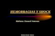 HEMORRAGIAS Y SHOCK - reanimovil.comreanimovil.com/docgenerales/HEMORRAGIAS Y SHOCK.pdf · SHOCK HIPOVOLEMICO HEMORRAGICO NO HEMORRAGICO hemorragias quemaduras S/S: deshidratación