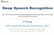 Deep Speech Recognition - · PDF fileDeep Speech Recognition New-Generation Models & Methodology for Advancing Speech Technology and Information Processing Li Deng Microsoft Research,