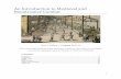 An Introduction to Medieval and Renaissance Combatjforgeng/Forgeng_Introduction_to_Historical... · An Introduction to Medieval and Renaissance Combat ... Single Sword ... The fist