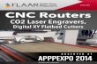 October 2014 CNC Routers - FLAAR Reportslarge-format-printers.org/comparative-reviews_evaluations_price... · Trade Show Nicholas M. Hellmuth October 2014 CNC Routers CO2 Laser Engravers,