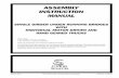 ASSEMBLY INSTRUCTION MANUAL - Columbus McKinnon Girder Assem Underrun... · The crane builder must determine that the runway beam selected (including its lower flange) ... Line up