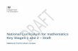 National Curriculum for mathematics Key Stages 1 and 2 …dera.ioe.ac.uk/16198/1/draft national curriculum for mathematics... · National Curriculum for mathematics . Key ... The