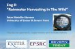 Peter Melville-Shreeve University of Exeter & Severn Trent ... · PDF file“Rainwater Harvesting in The Wild ... Thanks to sponsors, supervisors and collaborators. Water Blackwater
