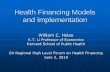 Health Financing Models and Implementation - World Banksiteresources.worldbank.org/HEALTHNUTRITIONANDPOPULATION/Res… · Health Financing Models and Implementation ... Bulk purchasing