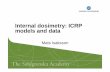 Internal dosimetry: ICRP models and data - NKS.org … in internal dosimetryDifficulties in internal dosimetry ... . GI tract model (ICRP 30)GI tract model (ICRP 30) – absorption