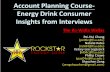 Energy Drink Consumer Insights from Interviews -  · PDF fileEnergy Drink Consumer Insights from Interviews . Product Background ... Fraternity House (Greek Life)