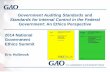 Government Auditing Standards and - oge.gov auditing standards” 3 . ... Chapter 1: Government Auditing: Foundation and ... Applying the Framework . 1.