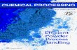 Efficient Powder Handling - Chemical Processing · PDF file39” APV Pilot Spray Dryer, ... detrimental to efficient powder handling. ... Where moisture is a problem, steps usually