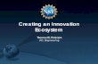 Creating an Innovation Ecosystem - NSF · PDF fileCreating an Innovation Ecosystem ... Impact of programmatic university resource investments on ... Science and Technology Centers