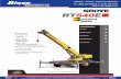Grove RT540E Product Guide - Bigge Crane and · PDF fileproduct guide features •40 ton (35 mt) ... •Full frame decking •Rounded cab design •160 hp (119 kw) Cummins diesel engine